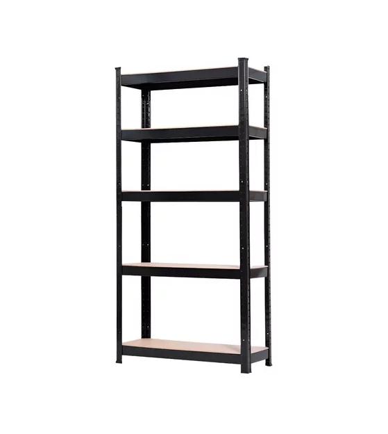 ESTANTERÍAS METÁLICAS RACK METÁLICO REPISAS NEGRO 180X90X40 - 1