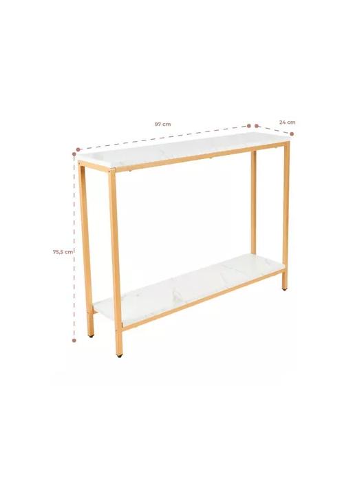 ARRIMO WHITE STONE, CUBIERTA MDF MÁRMOL BLANCO - 2