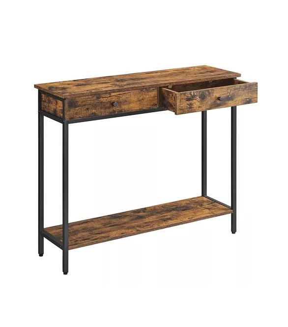 MUEBLE RECIBIDOR ARRIMO 2 CAJONERA BRISTOL, ESTILO INDUSTRIAL - 1