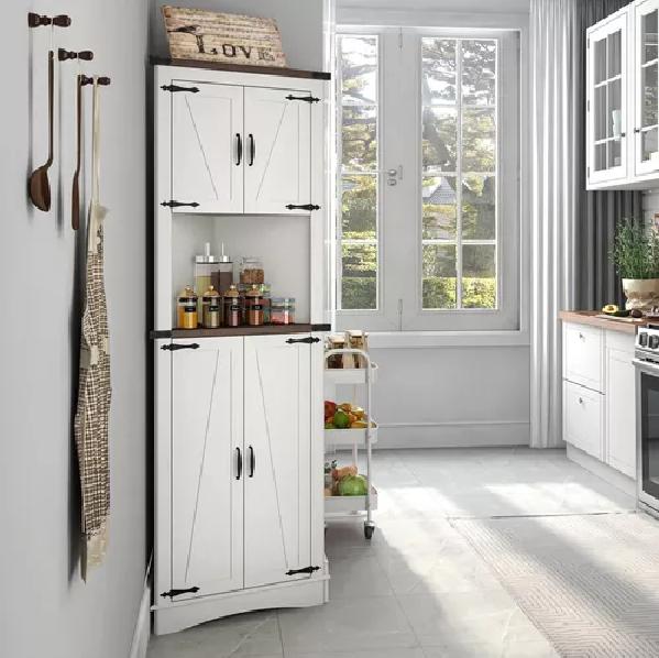 ESTANTE ESQUINERO REPISA MODERNA 172CM DE ALTO PARA LIVING COCINA - 4