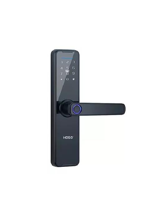 CERRADURA INTELIGENTE DIGITAL ELÉCTRICA TUYA APP CON WIFI NEGRA - 1