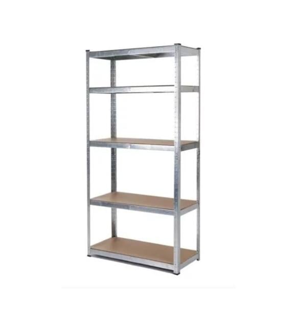 ESTANTE RACK METÁLICO 180 X 90 X 40 GALVANIZADO IMSI HOME PLATEADO - 1