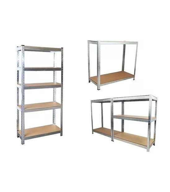 ESTANTE RACK METÁLICO 180 X 90 X 40 GALVANIZADO IMSI HOME PLATEADO - 6