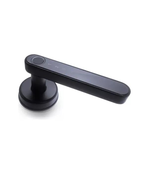 CERRADURA INTELIGENTE BLUETOOTH HUELLA DIGITAL APP NEGRA - 1