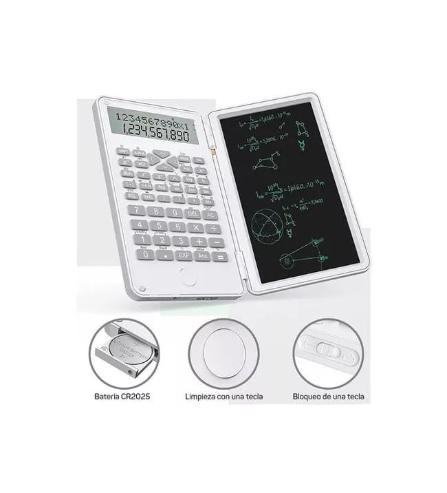 CALCULADORA CIENTÍFICA CON TABLETA INTELIGENTE, 240 FUNCIONES - 2