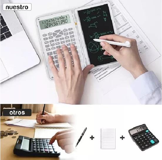 CALCULADORA CIENTÍFICA CON TABLETA INTELIGENTE, 240 FUNCIONES - 6
