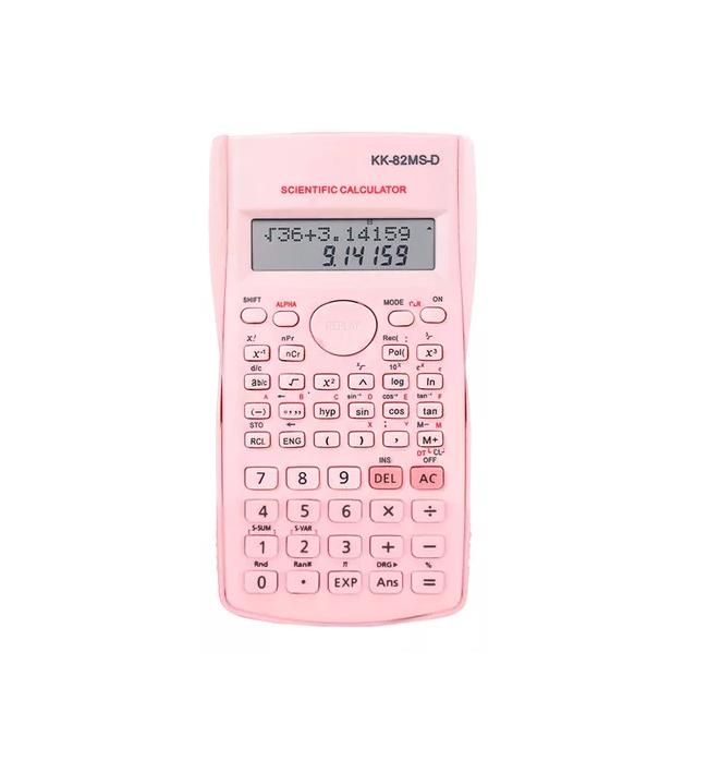 CALCULADORA CIENTÍFICA Y COMERCIAL, 240 FUNCIONES, 12 DÍGITOS, COLOR ROSADO - 1