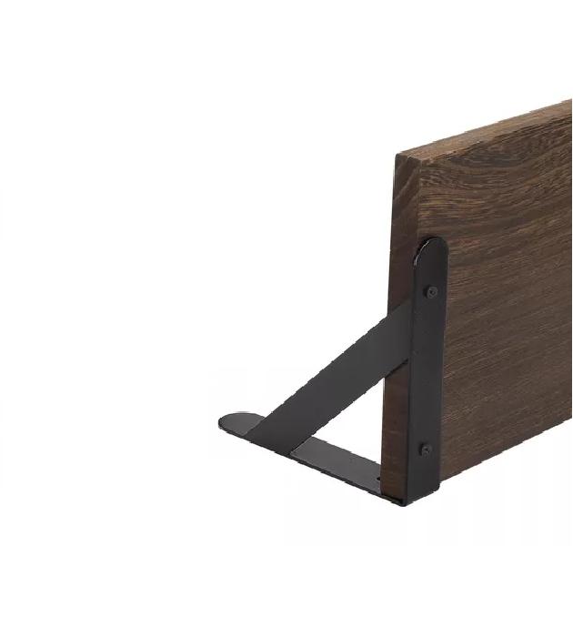 REPISAS FLOTANTES DE MADERA MULTIPROPÓSITO KIT 4 MARRÓN OSCURO - 1