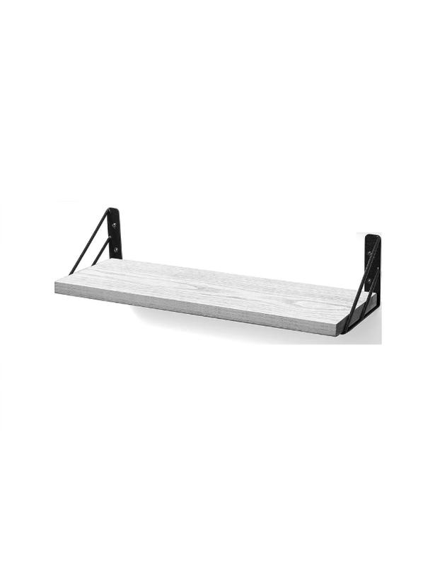 REPISAS FLOTANTES DE MADERA MULTIPROPÓSITO KIT 4 BLANCO - 1