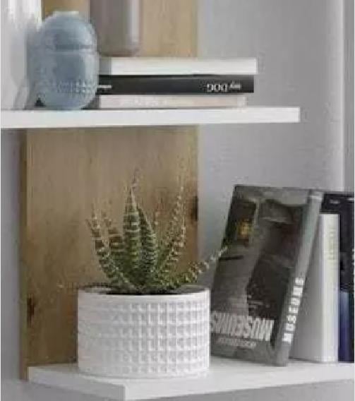 REPISA MODERNA MINIMALISTA FLOTANTE BLANCO - 2