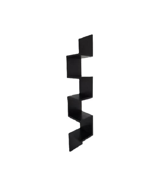 REPISA ESQUINERA MODERNA MINIMALISTA NEGRA - 1