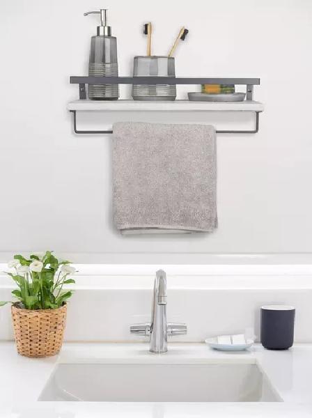 REPISAS FLOTANTES DE MADERA MODERNAS MULTIPROPÓSITO KIT 2 BLANCO - 4