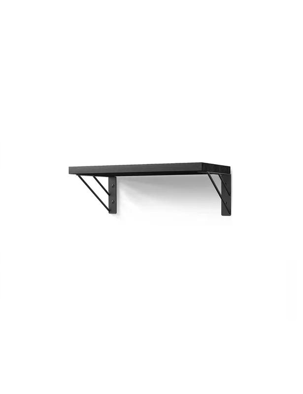 REPISAS FLOTANTES DE MADERA MULTIPROPÓSITO KIT 3 NEGRO - 1
