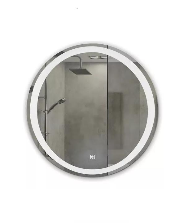 ESPEJO REDONDO LED CON TOUCH JOYTEK 60X60CM MARCO PLATEADO - 1