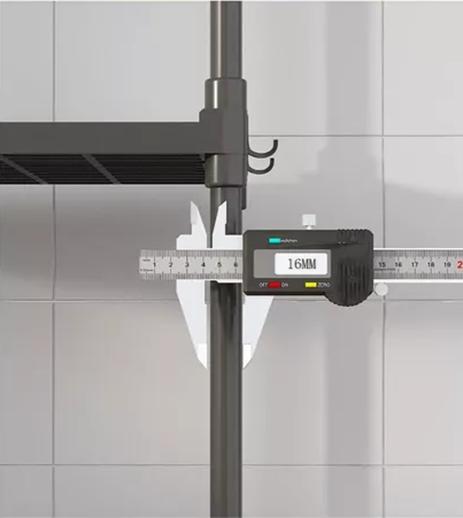 ESTANTE ORGANIZADOR BAÑO COCINA SALA MULTIFUNCIONAL NEGRO - 4