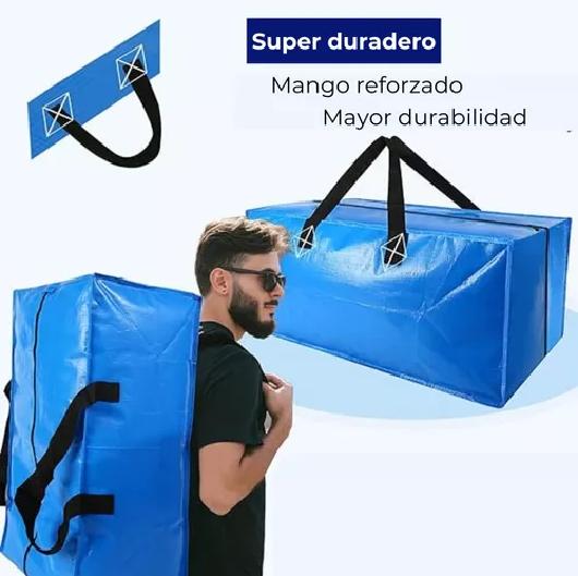 PACK 6 BOLSAS MUDANZA ALMACENAMIENTO EXTRA GRANDE 90LTS - 4