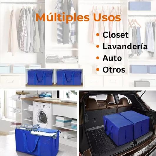 PACK 6 BOLSAS MUDANZA ALMACENAMIENTO EXTRA GRANDE 90LTS - 5
