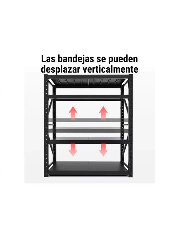 ESTANTE METÁLICO LARU RACKS 200X60X200CM 1200KG HEAVY DUTY - 3