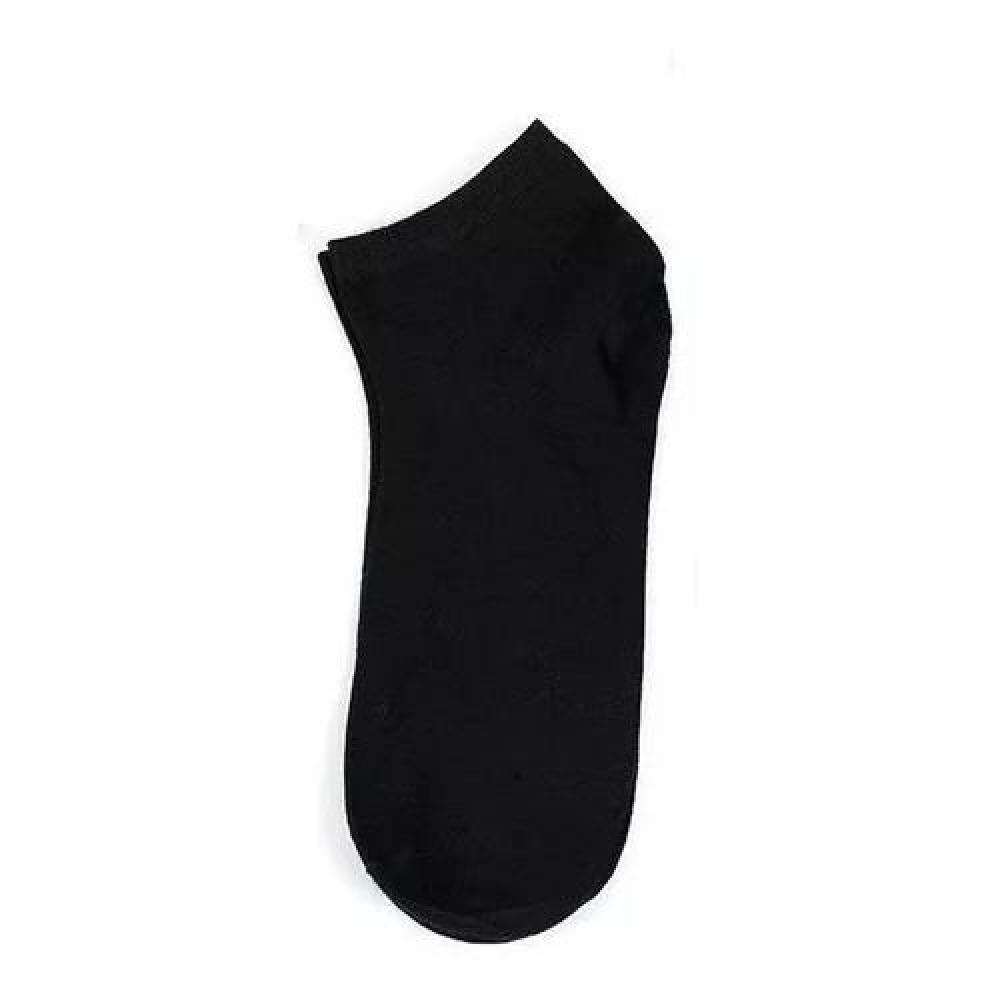 PACK DE 12 PARES DE CALCETINES DE BAMBÚ DEPORTIVOS TOBILLERAS, COLOR NEGRO, TALLA 39-45 - 3