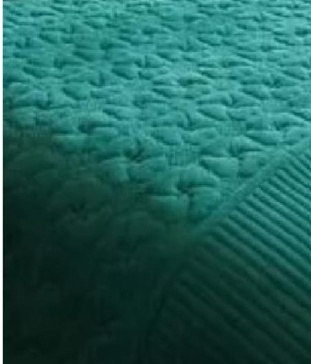 PIECERA POLAR TELA REVERSIBLE 95X210 CM COLOR TURQUESA - 1