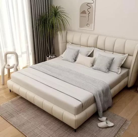 PIECERA 60X220 CM + 2 FUNDAS PARA CAMA GRUESA COLOR GRIS CLARO - 2