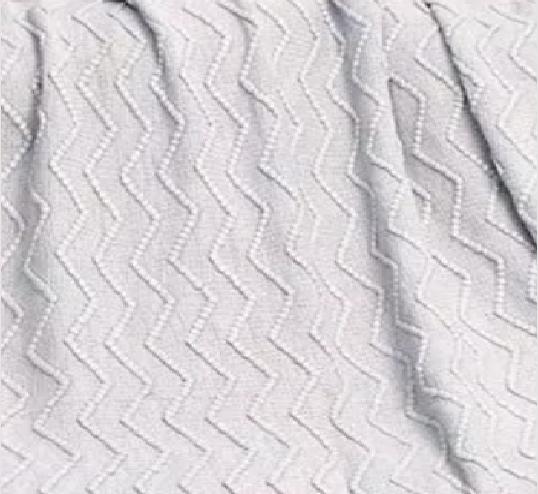 PIECERA DE CAMA MANTA SOFÁ GRUESO 500G COLOR GRIS - 3