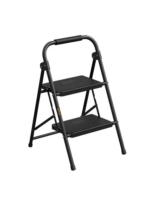 ESCALERA PLEGABLE ULTRA RESISTENTE COLOR NEGRO - 1