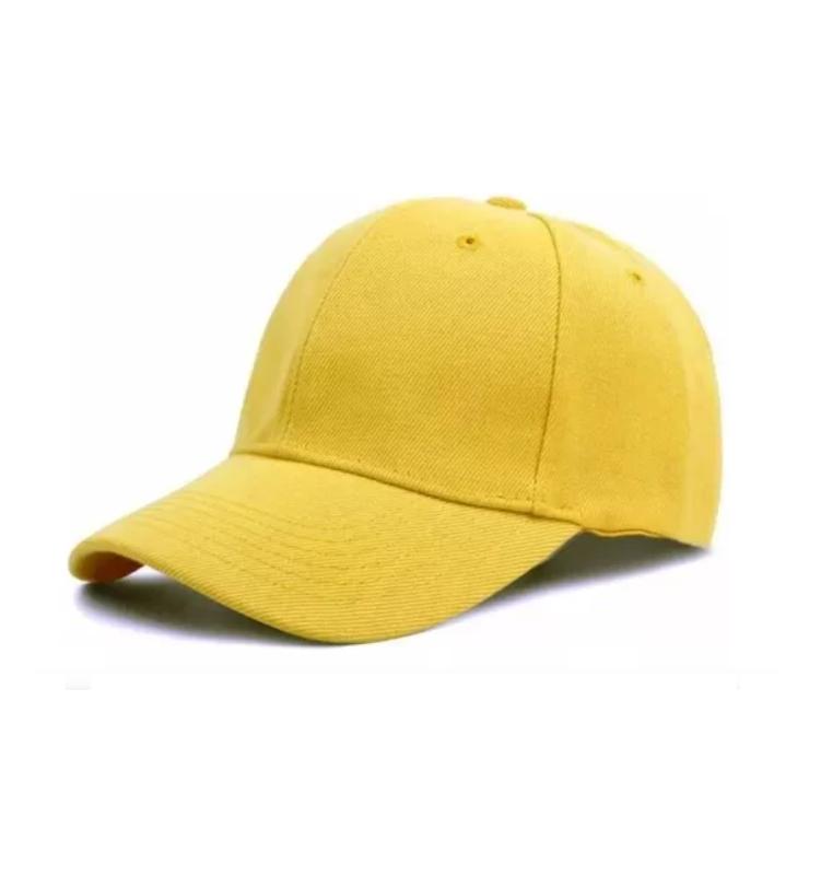 GORRO JOCKEY BÁSICO UNISEX AMARILLO - 1
