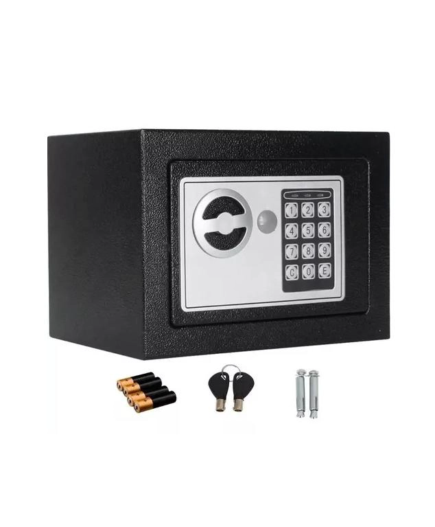 CAJA FUERTE SEGURIDAD ELECTRÓNICA/COMBINACIÓN EN COLOR NEGRO - 3