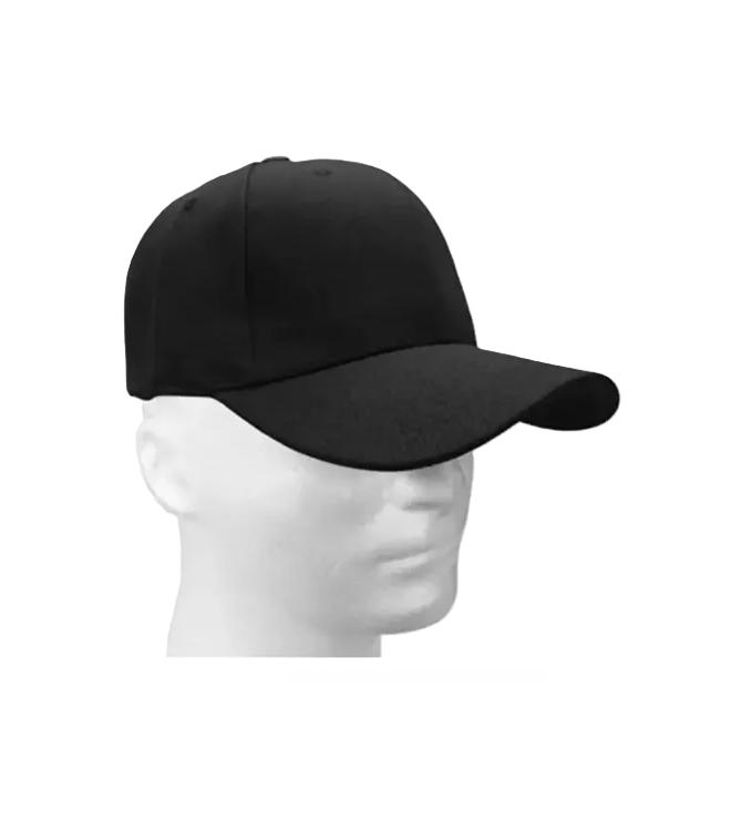 GORRO JOCKEY BÁSICO UNISEX NEGRO - 2