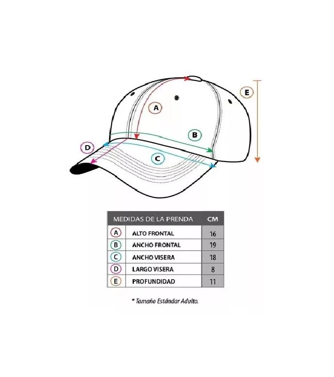 GORRO JOCKEY BÁSICO UNISEX NEGRO - 4