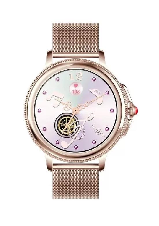 GENÉRICO RELOJ INTELIGENTE SMARTWATCH BLUETOOTH MUJER DOBLE CORREA...