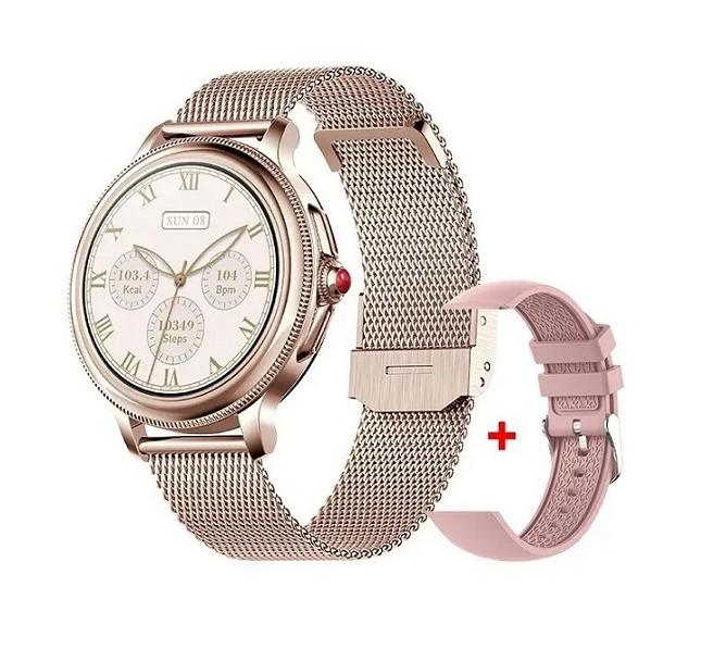 RELOJ INTELIGENTE SMARTWATCH BLUETOOTH MUJER DOBLE CORREA... - 2