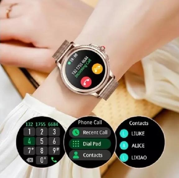 RELOJ INTELIGENTE SMARTWATCH BLUETOOTH MUJER DOBLE CORREA... - 5