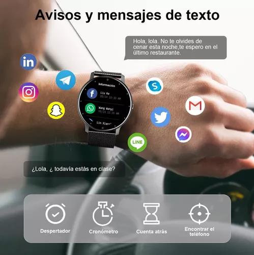 RELOJ INTELIGENTE HOMBRE MUJER SMARTWATCH LLAMADA BLUETOO... - 4