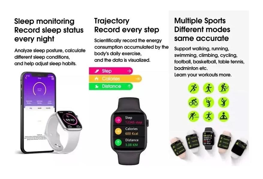 RELOJ INTELIGENTE PRO CALL SERIE 7 COLOR BLANCO - 6