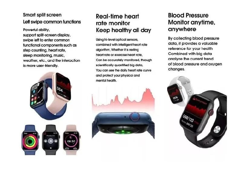 RELOJ INTELIGENTE PRO CALL SERIE 7 COLOR ROSADO - 5
