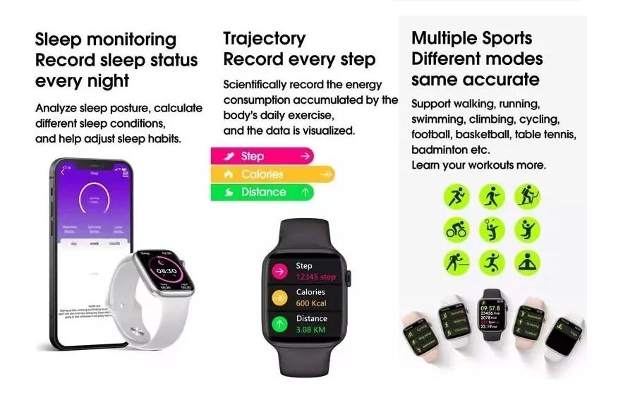 RELOJ INTELIGENTE PRO CALL SERIE 7 COLOR ROSADO - 6