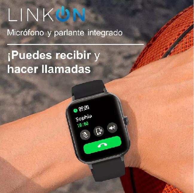 RELOJ INTELIGENTE SMARTWATCH DEPORTIVO COLOR NEGRO - 6