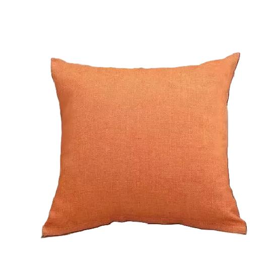 FUNDAS DE COJÍN CON DISEÑOS Y COLORES 43X43 CM - NARANJA - 1