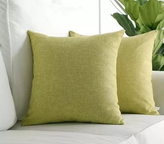 FUNDAS DE COJÍN CON DISEÑOS Y COLORES 43X43 CM - VERDE - 2