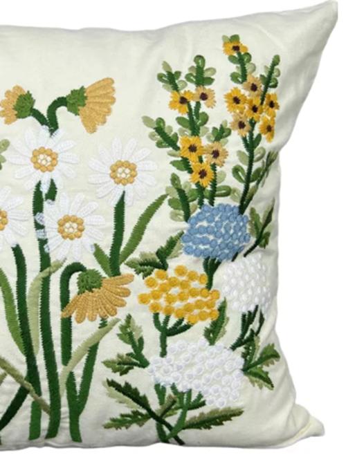 FUNDAS DE COJINES BORDADAS A ELECCIÓN 45X45 DISEÑO 63 COLOR BLANCO - 2