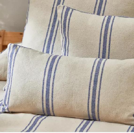 FUNDA COJÍN BARI 30X60 CM AZUL - 3