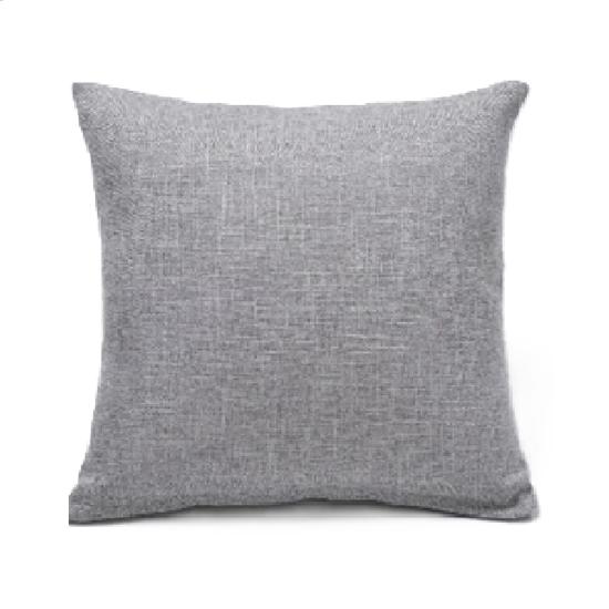 FUNDAS DE COJÍN CON DISEÑOS Y COLORES 43X43 CM - GRIS - 1