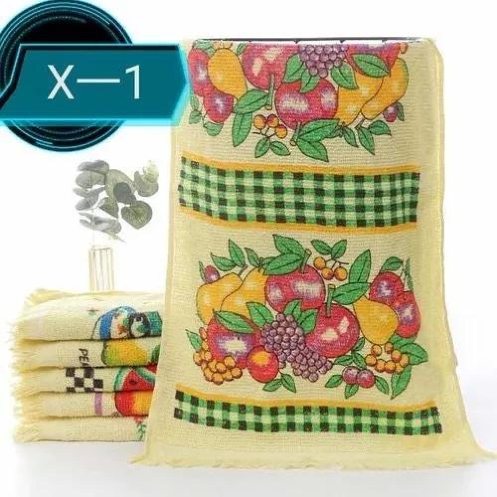SET DE 12 PAÑOS DE COCINA CON FLECO, TOALLA ESTAMPADA - 4