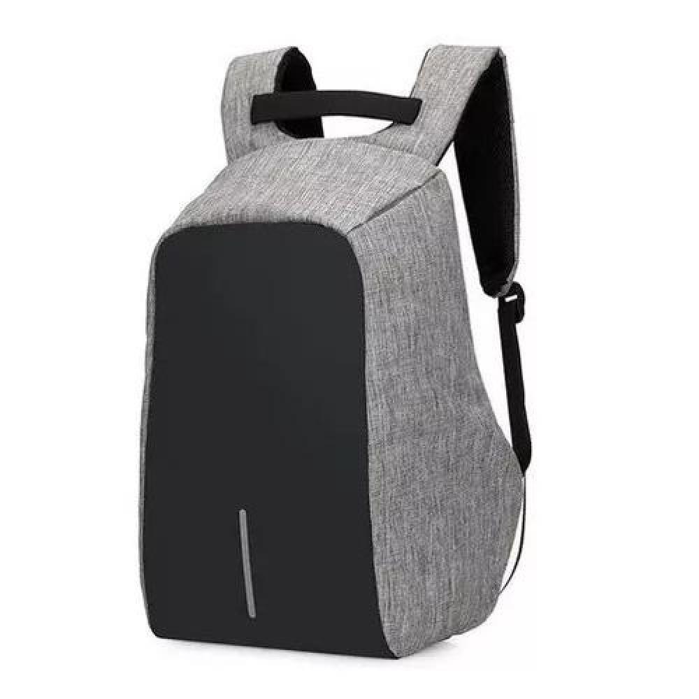 MOCHILA ANTIRROBO CON SEGURIDAD AJUSTABLE ACOLCHADA NEGRA - 2