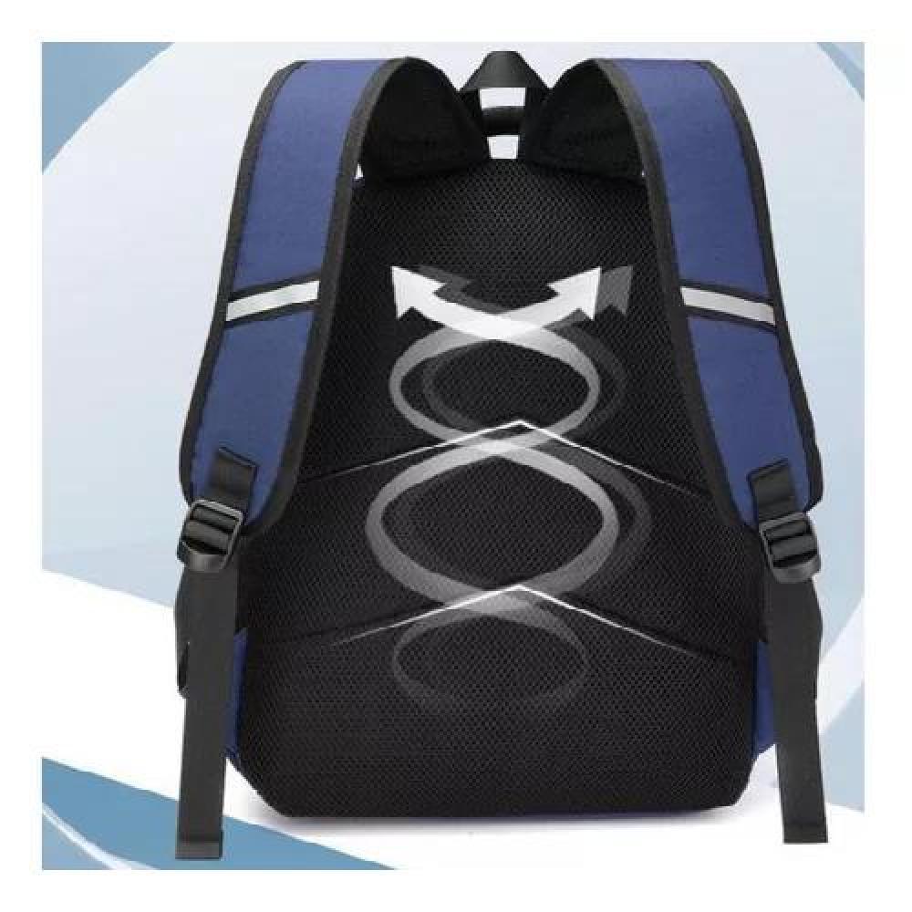 MOCHILA ESCOLAR DE ESPALDA PARA NIÑOS, MORRAL NOTEBOOK COLOR NEGRO - 5