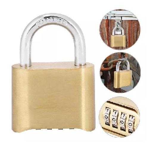 CANDADO CLAVE INOXIDABLE 4 DÍGITOS EXTERIOR WATERPROOF CO... - 2