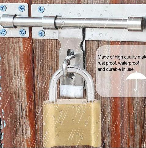 CANDADO CLAVE INOXIDABLE 4 DÍGITOS EXTERIOR WATERPROOF CO... - 6