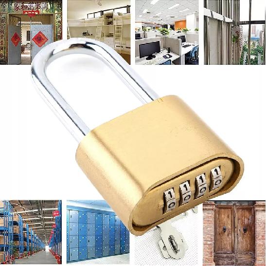 CANDADO CLAVE INOXIDABLE 4 DÍGITOS EXTERIOR WATERPROOF CO... - 7